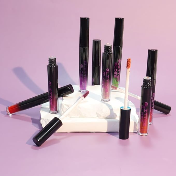 CAKAILA Green Metallic Lipstick for Women,Matte Sparkling Liquid Lipstick,Long Lasting Waterproof Lightweight Comfortable Non-Drying Bold Dark Lip Gloss for Gothic Stage Makeup,Cruelty Free