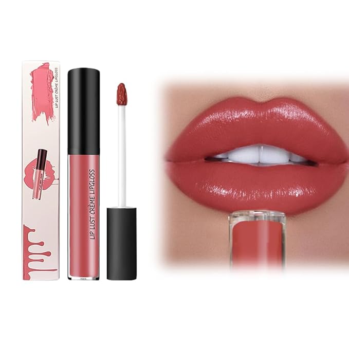 Fauppt 12 Color Cream Lip Gloss Lipstick Portable,Upgraded Waterproof Long-Lasting Moisturizing Lip Lipsticks for Daily Use,Non-Stick to Cup Natural Lipsticks for Home Travel Women (11)