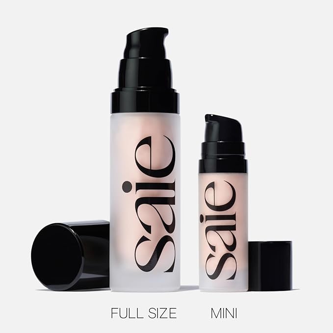 Saie Glowy Super Gel Illuminating Face Makeup Primer, Roseglow (1 oz)