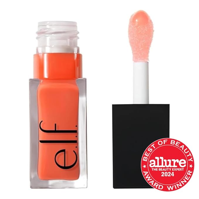 e.l.f. Glow Reviver Lip Oil, Coral Fixation