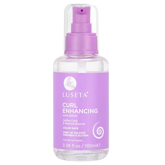 Luseta Curl Enhancing Hair Oil, Anti-Frizz Serum for Curly Hair, 3.38 oz