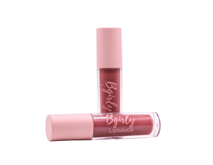 Bgirly Lipsauce | Handmade, Vegan, Moisturizing Lip Gloss, Non-Sticky Lip Gloss (Pinkberry)