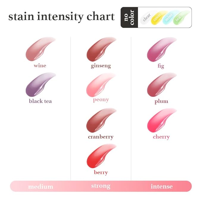NOONI Korean Lip Oil Set - Appleberry & Appleplum - Plumping Tinted Gloss