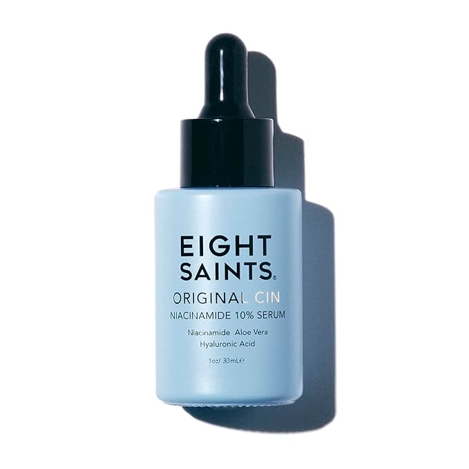 Eight Saints Original Cin, 10% Niacinamide Serum For Anti Aging, Facial Serum to Reduce Fine Lines, Dark Spots, Large Pores, and Wrinkles, with Niacinamide, Aloe Vera, and Hyaluronic Acid, 1 Ounce