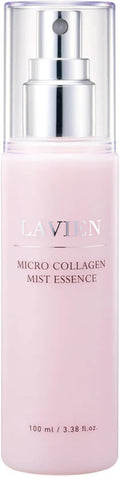 LAVIEN - Collagen Face Mist Spray - 62.7% Hydrolyzed Collagen Hydrating Facial Mist - Korean Skincare Essence with Elastin & Peptides for Plump Skin - 3.38 FL Oz