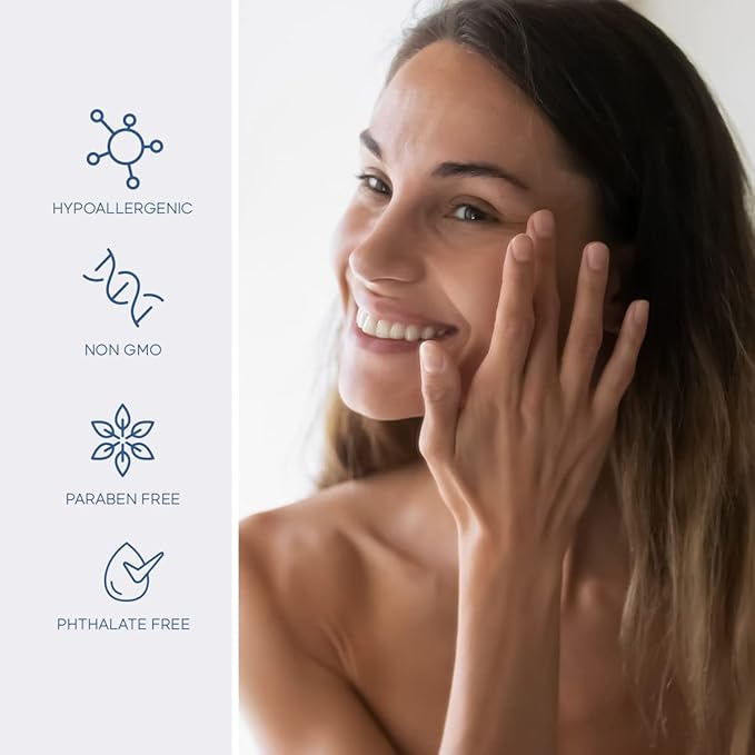 Skin 2.0 Hyaluronic Acid & Collagen Face Moisturizer – Deep Hydration & Firming Cream for Smooth, Youthful Look – Dermatologist Tested, Korean Skin Care Set, Vegan, Clean Beauty – Day & Night Duo