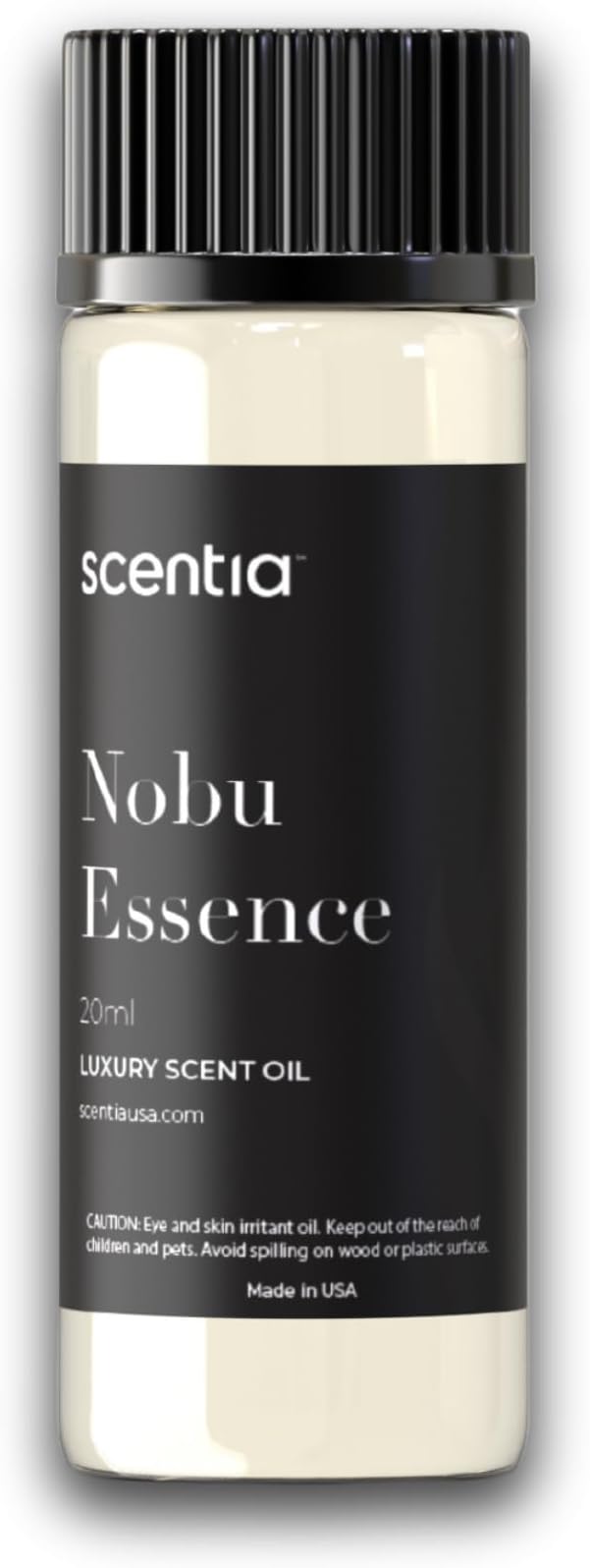 Scentia Nobu Essence Aromatherapy Oil for Diffuser – Hotel Scent Inspired by Nobu Hotel – 20 mL – Jasmine, Lily & Sandalwood Natural Fragrance Oil for Waterless & Cold Air Diffusers, Made in USA