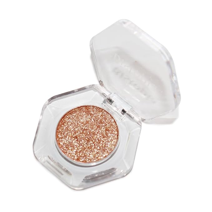 Bistopia Holographic Glitter Single Eyeshadow, Pearlescent Shimmer Metallic Cream Powder Eye Makeup, Blendable Long Lasting Waterproof, Multi-Use Face Highlighter, 2g(Stardust)