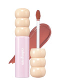 COLORGRAM Fruity Glass Tint 05 Sweet Persimmon | Korean Long Lasting & Waterproof Lip Stain | Glossy Dewy Lip Gloss, Highly Pigmented Subtle Coral Beige Shade with Glowing effect 0.11 Oz.