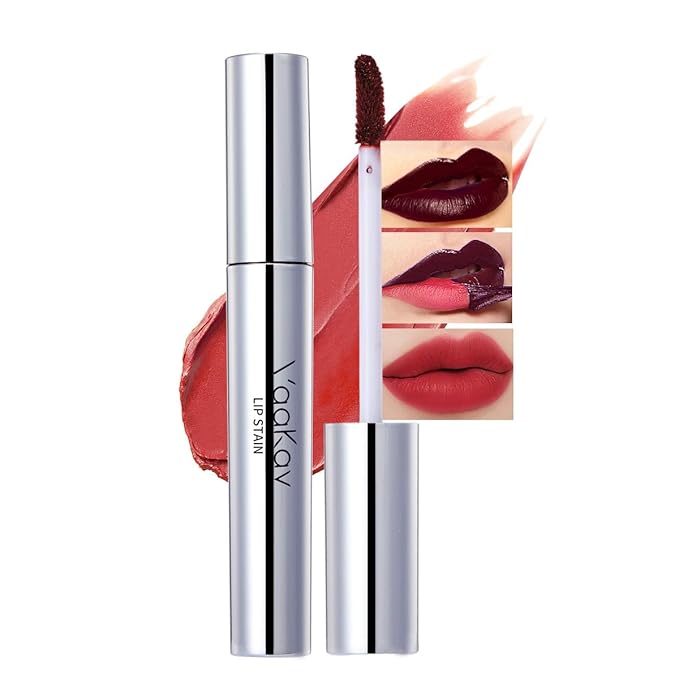 VaaKav Peel Off Lip Stain Lip Liner – Waterproof Tattoo Lip Tint, Long Lasting Smudge-Proof Transfer-Proof, Highly Pigmented Precision Lip Liner for Full Lips(02 Orange Light)