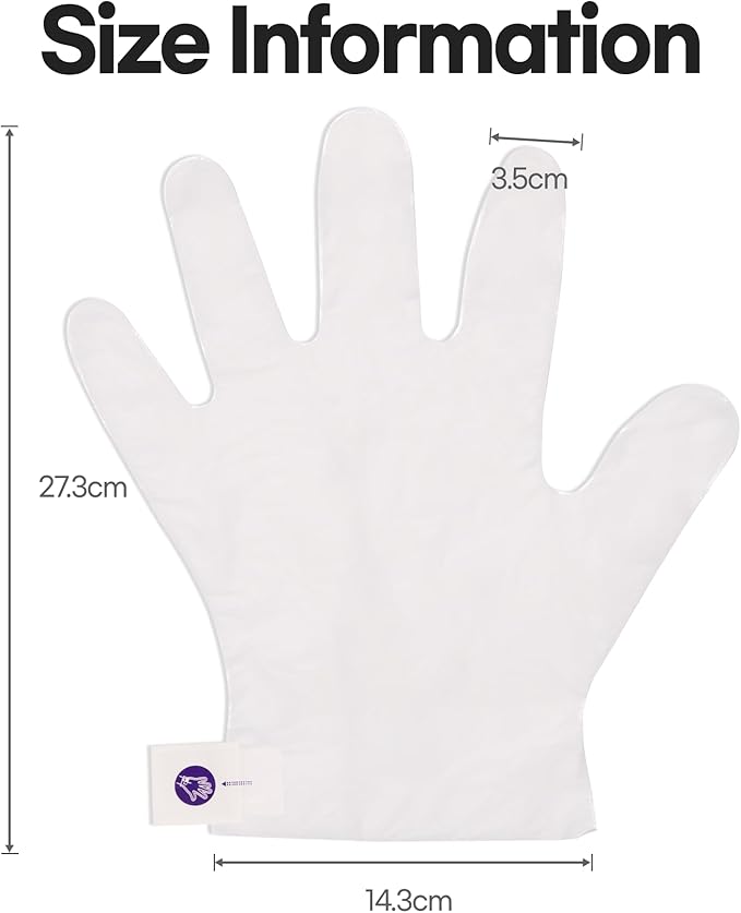 Epielle Hydrating Hand Mask 6 Pairs, Relieve and Soften with Shea Butter & Jojoba Oil, Deep Moisturizing Gloves for Dry, Cracked Hands, Self Care Gifts for Women, Spa Kit
