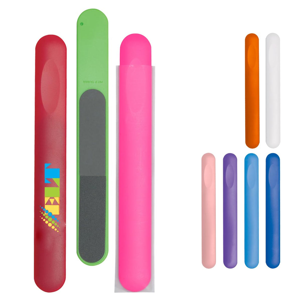 Nail File in Sleeve Add Customized with Text Name or Personalized Image $0.89 Each - Sold in Pack of 500 - Lime