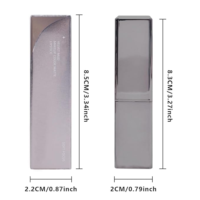CAKAILA Brown Matte Cream Lipstick,Velvet Waterproof Long Lasting Smudge Proof for Women Lip Stick,Magic Lipstick 24 Hours Original Lip Liner Makeup,labiales mate 24 horas originales,Vegan,1 Count