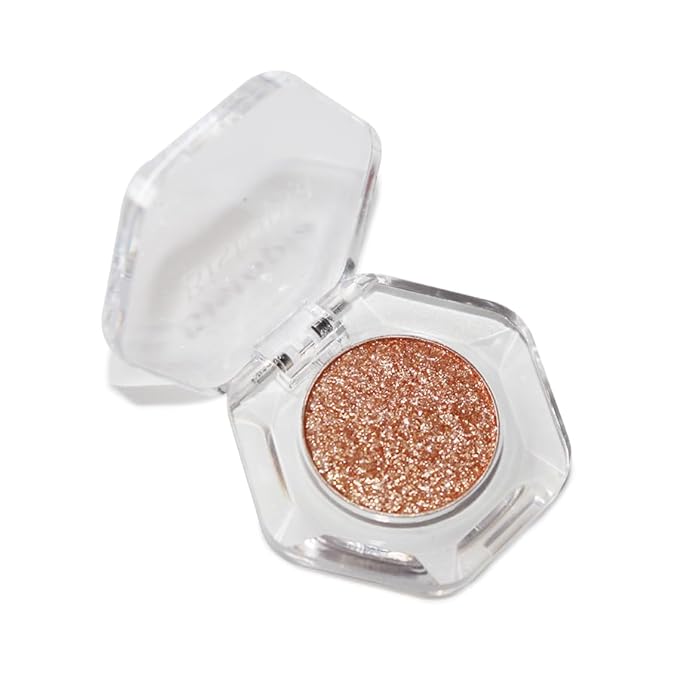 Bistopia Holographic Glitter Single Eyeshadow, Pearlescent Shimmer Metallic Cream Powder Eye Makeup, Blendable Long Lasting Waterproof, Multi-Use Face Highlighter, 2g(Stardust)