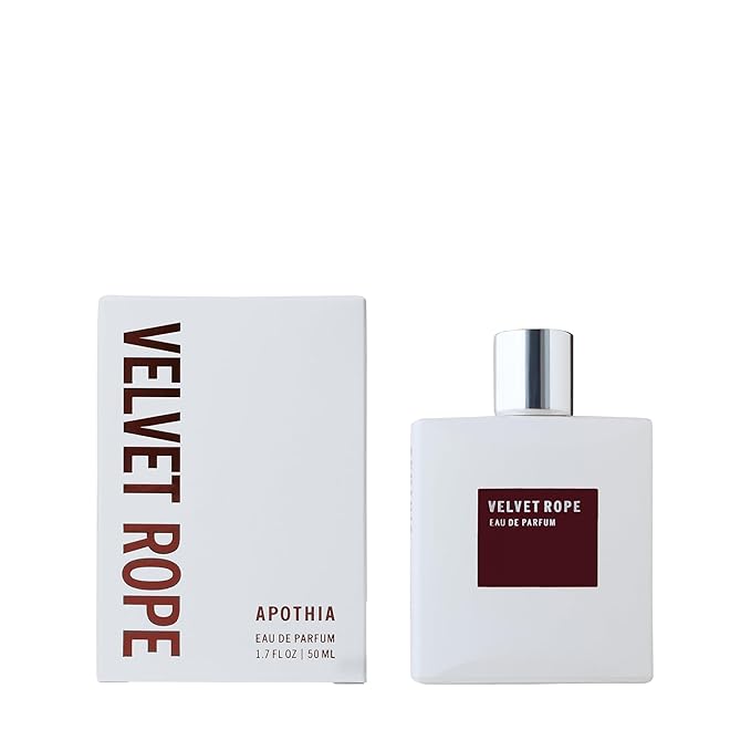 APOTHIA VELVET ROPE | Eau de Parfum | Vanilla, Jasmine, Grapefrut, White Musk | Clean, Long Lasting Amber Vanilla Perfume for Women | Non-Toxic, Cruelty Free Fragrance | 50 ml