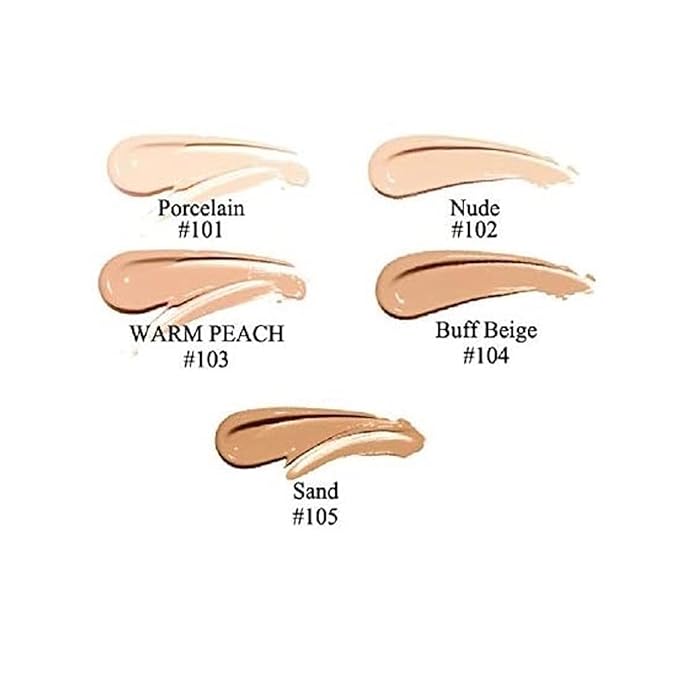 PHOERA Foundation, Matte Oil Control Concealer Cream, 101 Porcelain, 30ml
