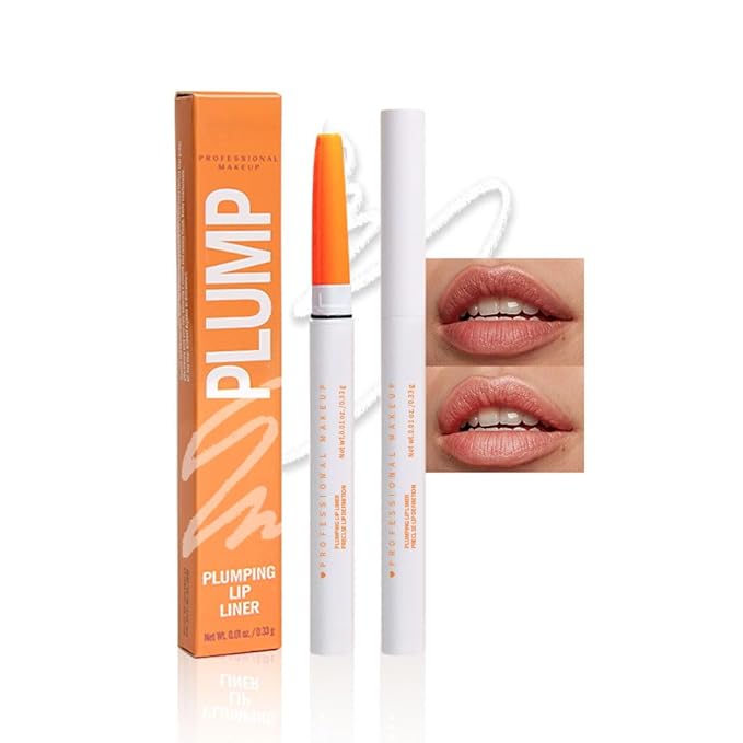 KXmzeG Matte Lip Liner Pencil for Shaping Lips, Retractable Creamy Brown Crayon LipLiner Pencil, Long Lasting Waterproof Lipstick Lip Liner Makeup, Vegan Beauty 01#
