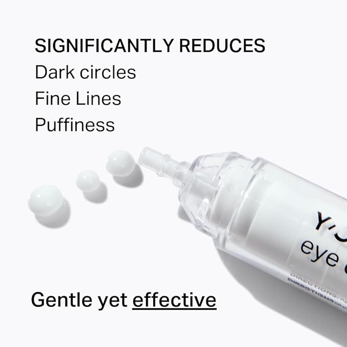 Y'OUR Retinol Collagen Peptide Repair Eye Cream | Firms, Brightens & Depuffs | Cucumber + 3 Collagen-Boosting Peptides + Hyaluronic Acid | For Dark Circles, Fine Lines & Crow's Feet