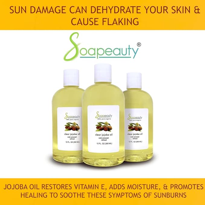 Golden Jojoba Oil 100% Pure Natural Unrefined Cold Pressed 64 Fl Oz