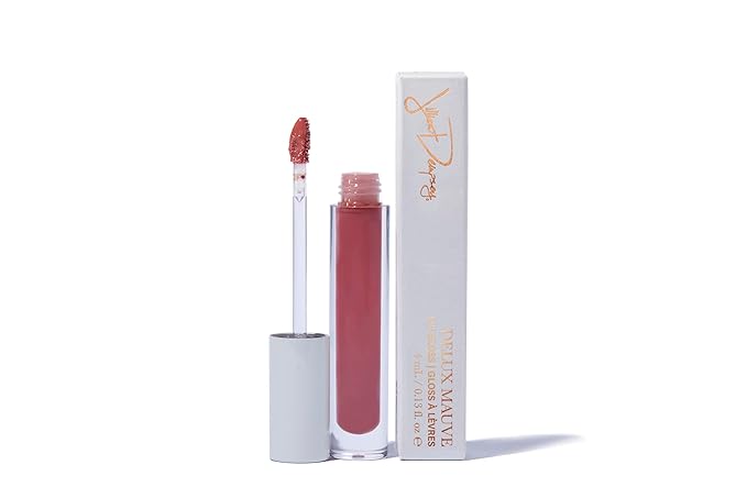 Jillian Dempsey Lip Gloss, Hydrating Plumping High-Shine, Delux Mauve