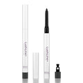 Rumi Cosmetiques LushLine+ Waterproof Eyeliner Pencil For Mature Women - Smudge Proof, Long-Lasting, Non Toxic, Soft Glide - Safe For Sensitive Eyes (Natural Grey)