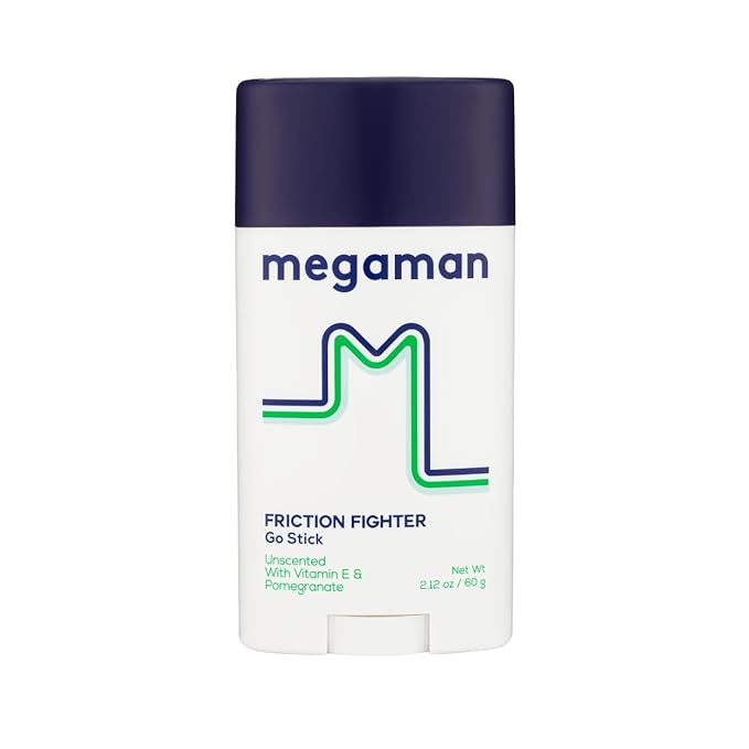 Megaman Friction Fighter, Stops Chafe & Irritation for 15k Steps, 2.12 oz