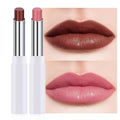 HHLTOH 2Pcs Tinted Lip Balm Moisturizing Lipstick – Waterproof Hydrating Matte Lip Balm for Women, Creamy Natural Color Stain for Dry Lips, Soft Matte Finish (#5 Deep Cherry Brown & #08 Alluring Pink)