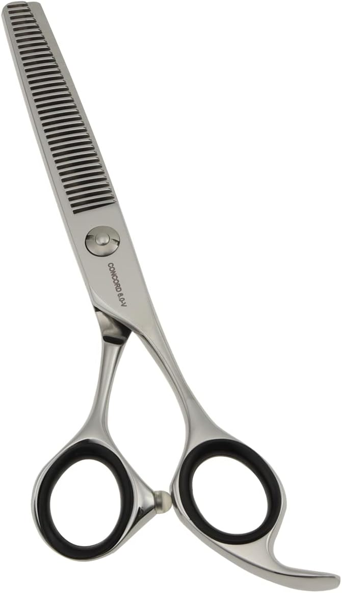 FOLELLO Hair Cutting Scissors for Women and Men – 6.0 440C Japan Stainless Steel Shears with Sword Blade and Tension Adjustment Screw – Salon and Home Use