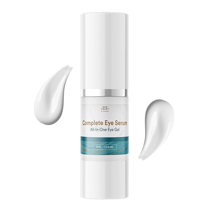 Sun Coast Sciences - Complete Eye Serum by Dr. Mark Rosenberg for Wrinkle Reduction, Age Spots Fading, and Under-Eye Bags Treatment,1/2 Fl Oz - Pack of 6