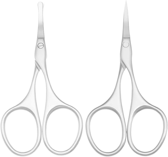 Motanar Multicolor Professional Grooming Scissors for Facial Hair Removal