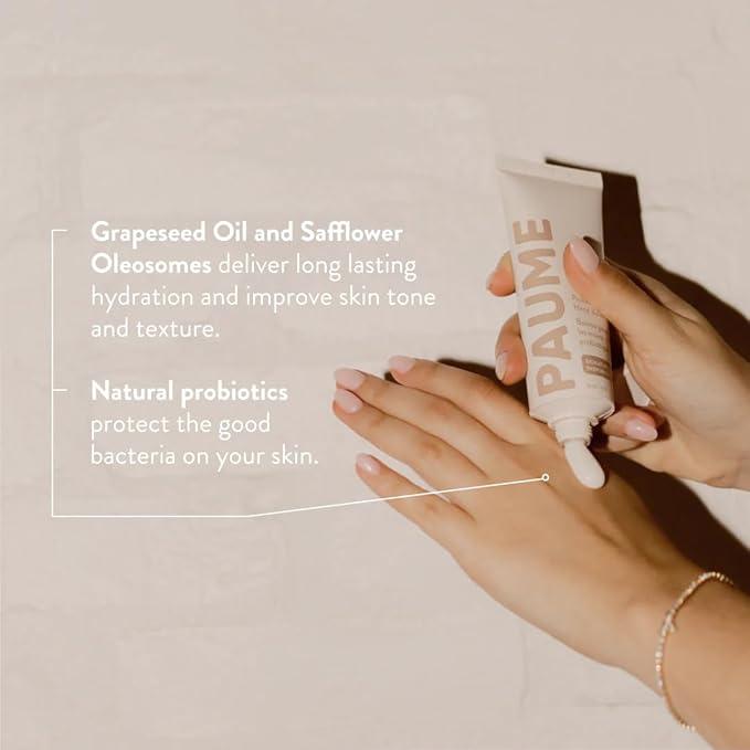 PAUME Probiotic Hand Balm, Fast-Absorbing Moisturizer for Dry Hands, 2oz