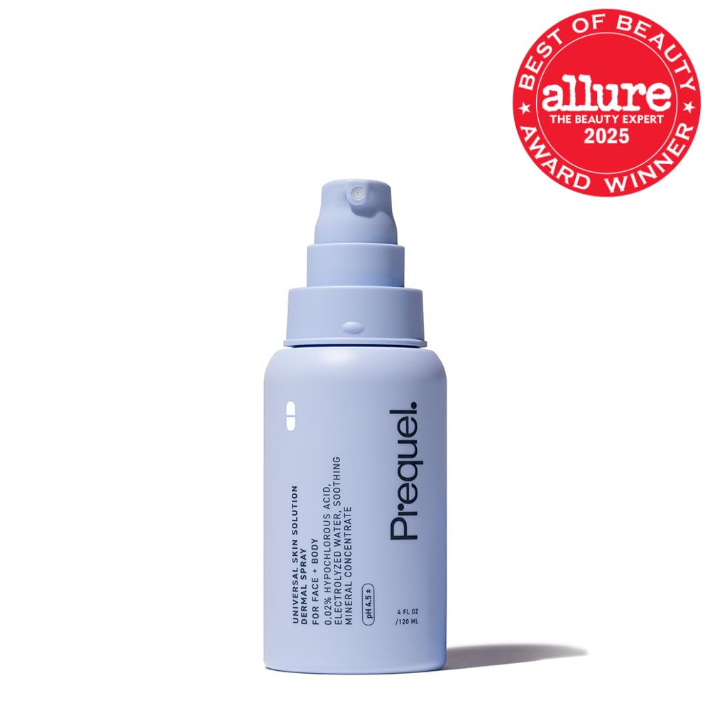 Prequel Skin Hypochlorous Acid Spray - HOCL Facial Mist Minerals 4oz
