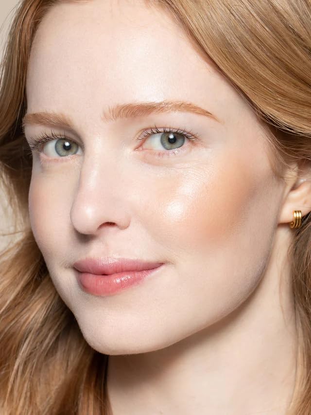 ILIA - Multi-Stick Cheek + Lip Color | Buildable + Blendable | Multi-Use Cream Highlighter | Nourishing Skincare Ingredients | Clean, Cruelty-Free (In The City | Bronze pearl)