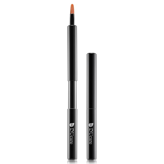 DUcare Lip Brush Retractable Professional Lipstick Brush Portable