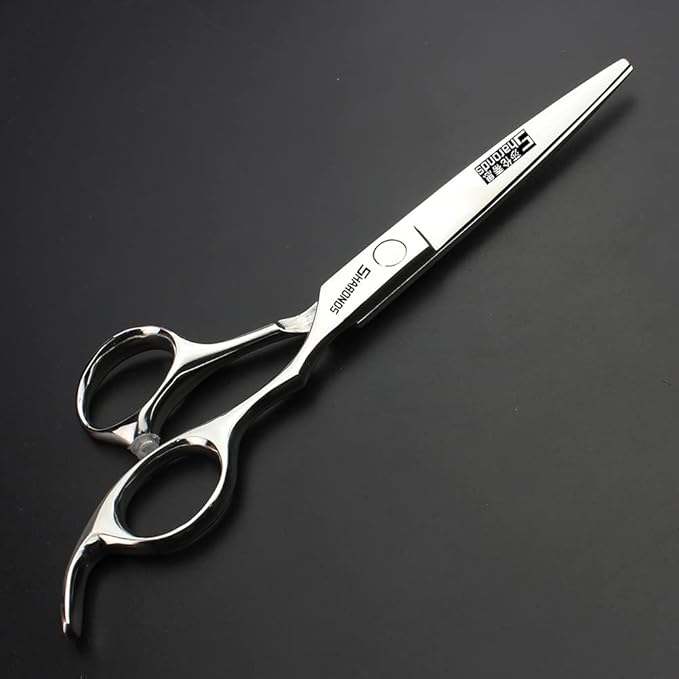 6/6.5 inch hair scissors hairdresser hair thinning(6 inch flat)