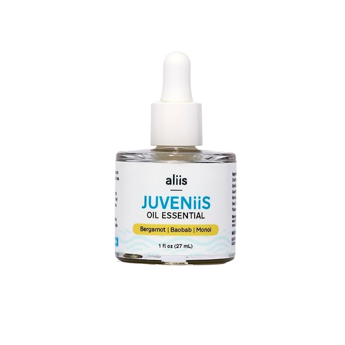 ALIIS Juveniis Hair + Skin Oil – Multi-Use Lightweight Oil for Scalp & Body Moisture – Non-Greasy Formula for Softness, Frizz Control & Shine – Lightweight Hydration Care for Skin & Strands – 27 mL