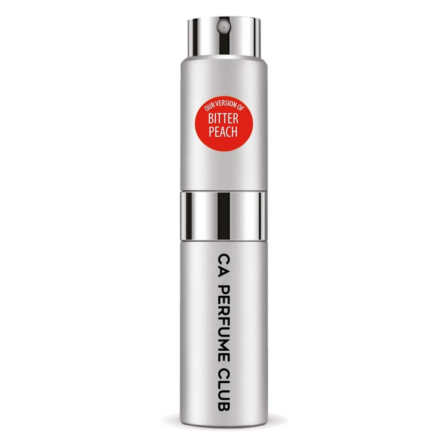 CA Perfume Impression of Bitter Peach for Women and Men Amber Vanilla Scent Long Lasting Unisex Fragrance Eau De Parfum Travel Size Refillable Atomizer Spray 0.27 Fl Oz 8ml