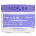 goPure Sculpt & Tone Arm Cream - Firming & Tightening Cream - Smooths, Lifts, Sculpts the Look Of Arms - ProTight Complex - Rice Protein, Shea Butter, Avocado - Clinically Tested - All Skin Types