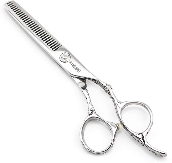 KINSARO 6 Inch Professional Hair Thinning Scissors, 440C Texturizing Shears