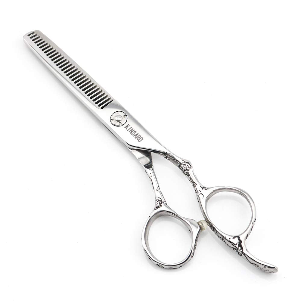KINSARO 6 Inch Professional Hair Thinning Scissors, 440C Texturizing Shears