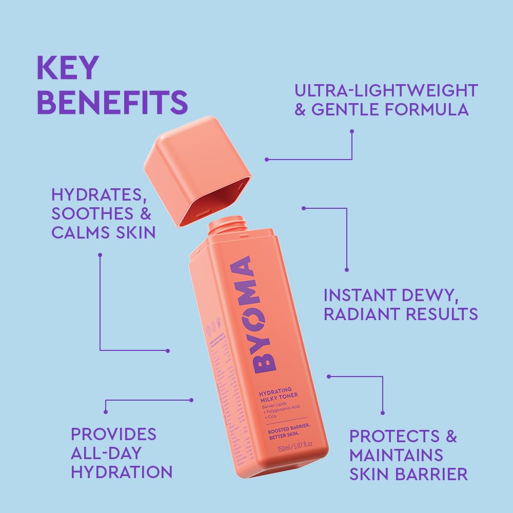 BYOMA Milky Toner - Hydrating Face Toner, Moisturizing, Barrier Repair