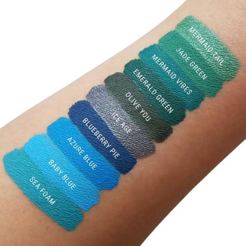 Aromi Jade Green Matte Liquid Lipstick | Long-lasting, Emerald, Shamrock Lip Color for Women, Waterproof, Made in USA, Gluten Free (Jade Green)