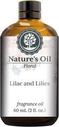 Lilac and Lilies Fragrance Oil (60ml) for Diffusers, Soap Making, Candles, Lotion, Home Scents, Linen Spray, Bath Bombs, Slime