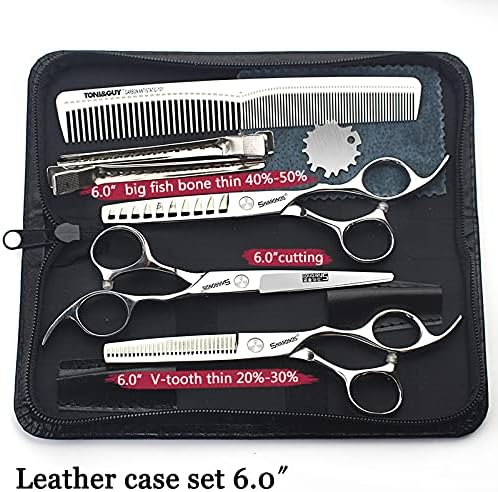 6/6.5-inch Professional Hair Clippers Hairdressers (6 inch-3pc)
