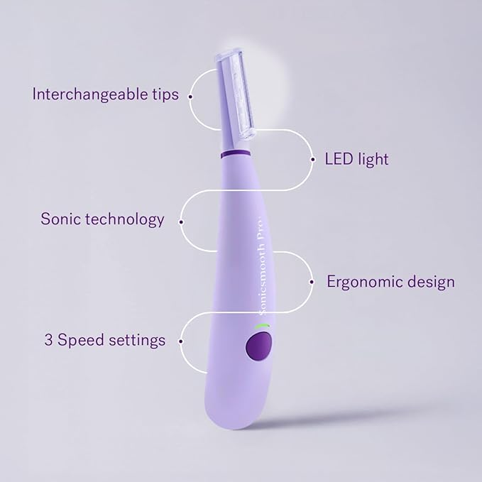 Michael Todd Beauty Sonicsmooth Pro+ Dermaplaning System & Eyebrow Trimmer