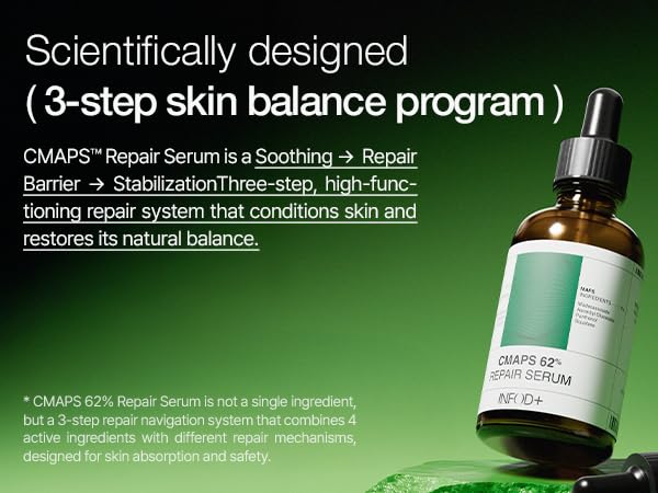 INFODPLUS Advanced Repair Serum Aloe Vera Adenosine Facial Serum, Soothing, Calming, Redness Relief, Barrier Care, Deep Hydration, Glowy Firming for Sensitive Dry Skin, Korean skincare 1.01 fl oz