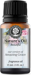 Amazing Grace Fragrance Oil for Perfume, Cologne, Diffusers, Soap Making, Candle Making, Lotion, Home Scents, Linen Spray, Bath Bombs, Slime (0.5 Fl Oz)