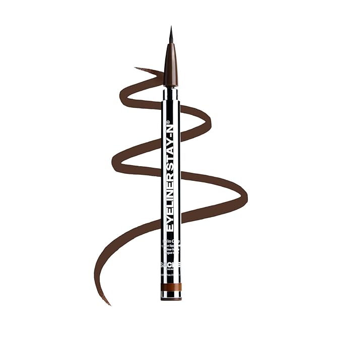 Sacheu Liquid Eyeliner STAY-N, Longwear, Smudge-Proof, Eye’m Crisp, Brown
