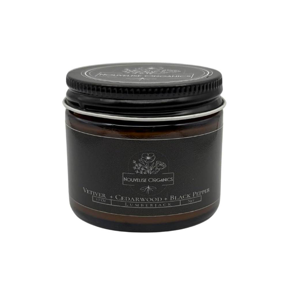 Lumberjack - Whipped Tallow Moisturizer - Cedarwood, Black Pepper, Vetiver, Juniper - 100% Natural Grass-Fed Tallow & Organic Jojoba. Chemical-Free. For Dry, Sensitive & Eczema Prone Skin.- 1.7oz