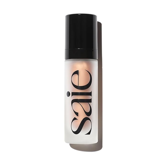 Saie Glowy Super Gel Illuminating Face Makeup Primer, Sunglow (1 oz)